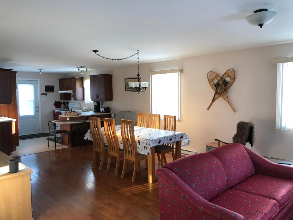 Le Chalet De Claude, Au Pied Des Monts-Valin Saint-David-de-Falardeau Exterior foto